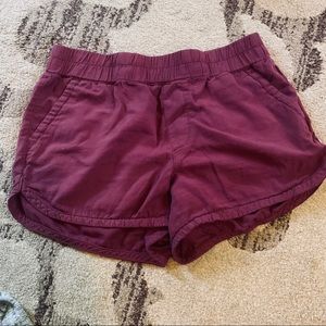 Maroon shorts